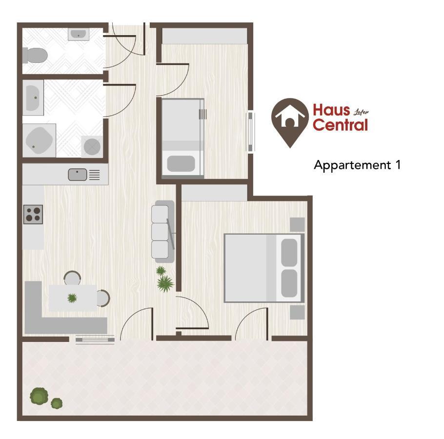 Haus Central 로페르 외부 사진