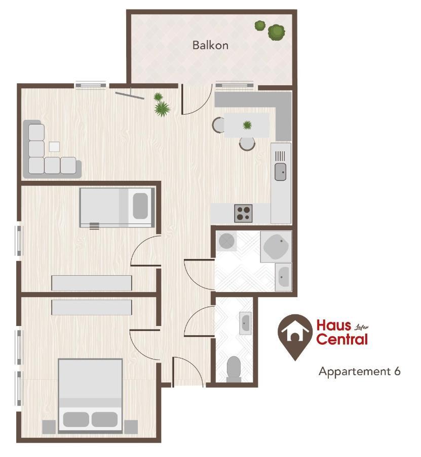 Haus Central 로페르 외부 사진