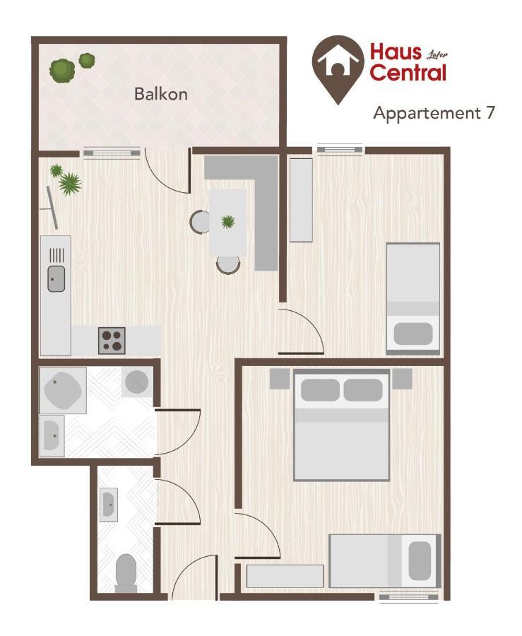Haus Central 로페르 외부 사진